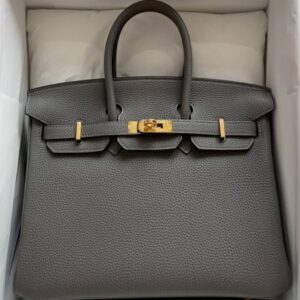 Hermès Birkin 25 Gris Meyer Togo GHW